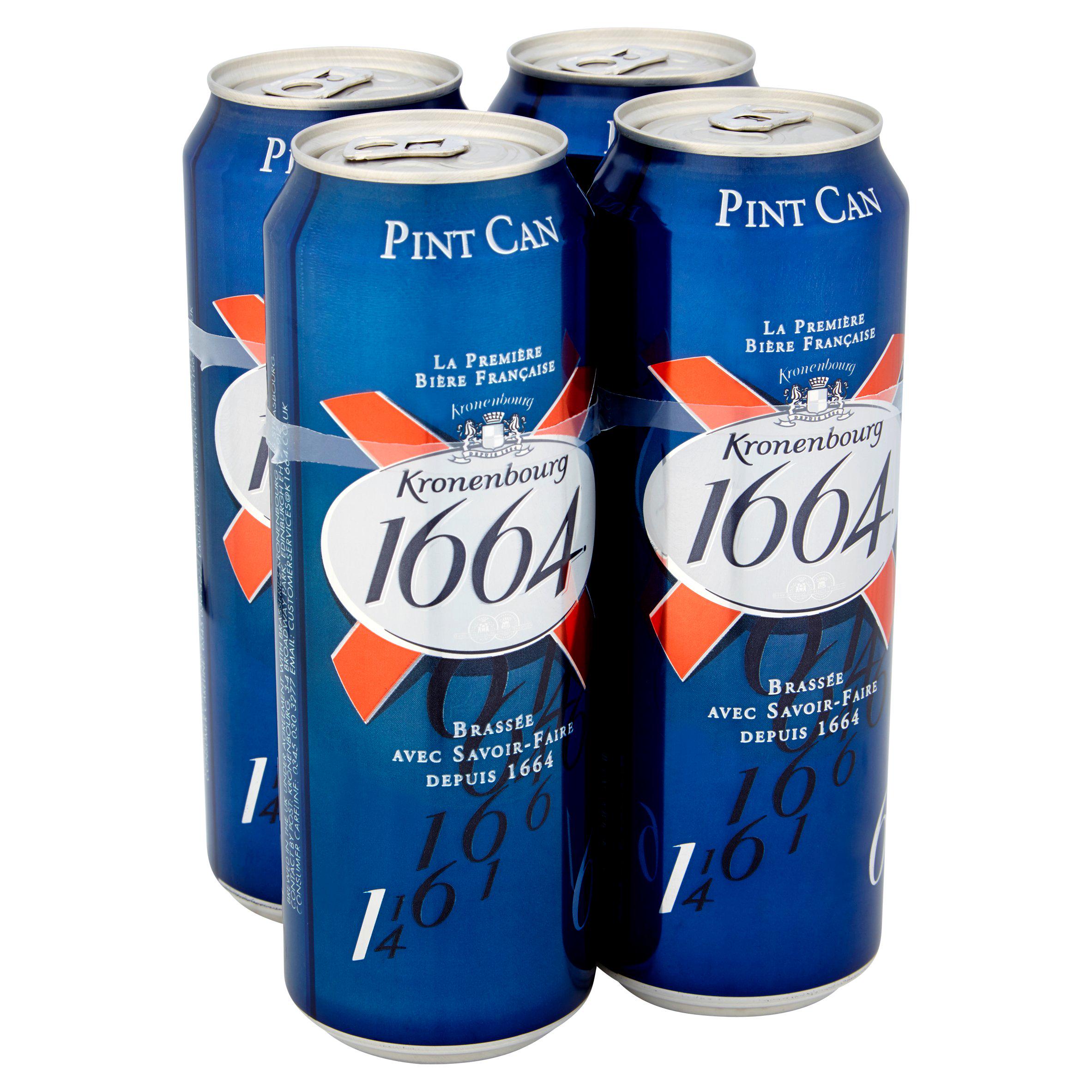 k Kronenbourg 1664 Lager Beer Cans 15x440 (15 x 440ml) | £15.70 Best