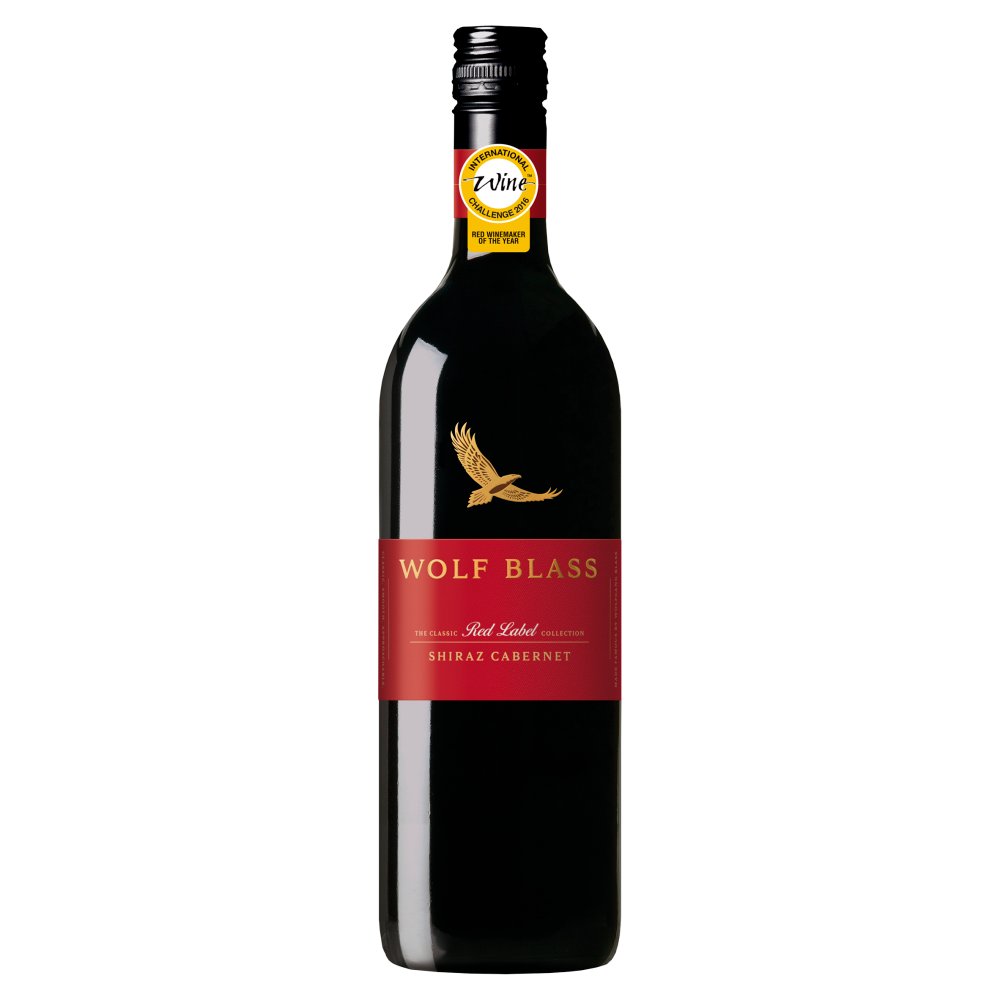 【R&B】Blaaz Wolf Blass Red Label Shiraz Cabernet 750ml - Dial A Drink