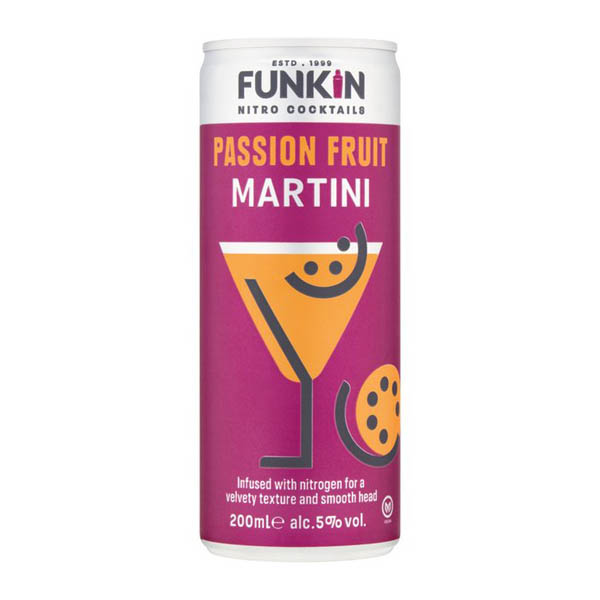 Funkin Nitro Passion Fruit Martini Cocktail Dial A Drink